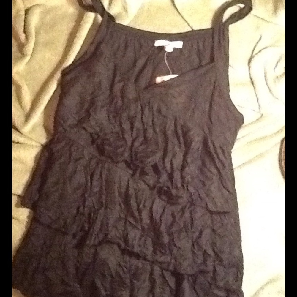 Black Tiered Tank